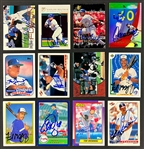 1970s-2000s Massive Signed Baseball Card Collection (6,000+) Incl. Stars and HOFers and Heavy Duplication (Beckett Authentic)