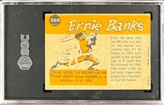1960 Topps Baseball Group of 21 Incl. #560 Banks SGC NM+ 7.5