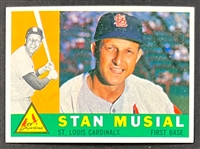 1960 Topps Baseball Group of 21 Incl. #560 Banks SGC NM+ 7.5