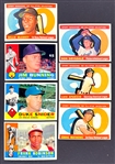 1960 Topps Baseball Group of 21 Incl. #560 Banks SGC NM+ 7.5