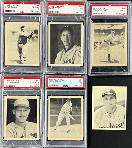 1939 Play Ball Collection (6)