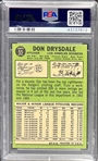 1967 Topps #55 Don Drysdale - PSA MINT 9