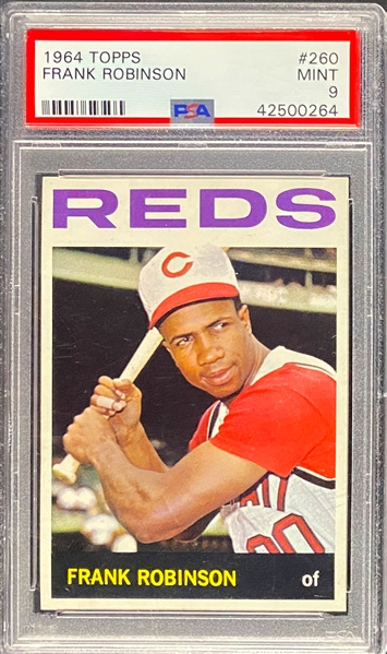 1964 Topps  #260 Frank Robinson - PSA MINT 9