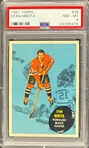 1961 Topps Hockey #36 Stan Makita - PSA NM-MT 8