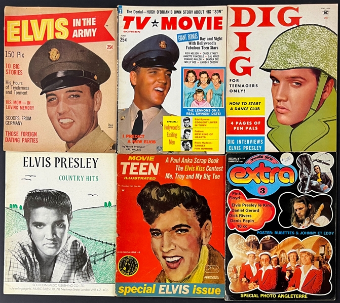 1960s-70s Elvis Presley Magazine Collection Featuring Elvis on the Cover (57)