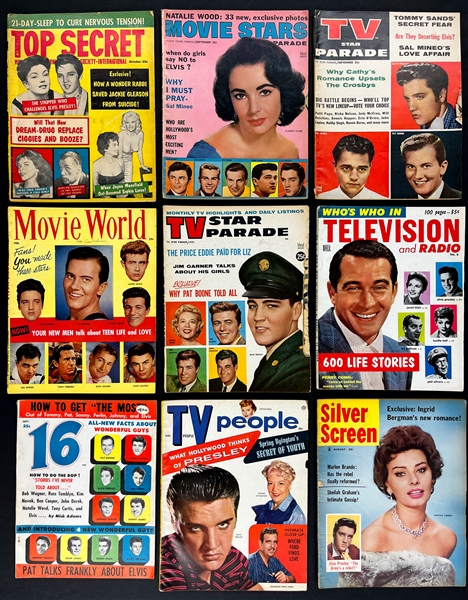1960s-70s Elvis Presley Magazine Collection (94) Elvis on the Covers!