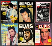 1970's Elvis Presley Magazine Collection (42) Memorial Issues