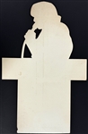 1971 Elvis Presley I Got Lucky Record Rack Backer Store Display - High Grade Example