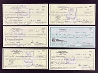 Alex Haley (Roots) Check Collection (13) (Beckett Authentic)