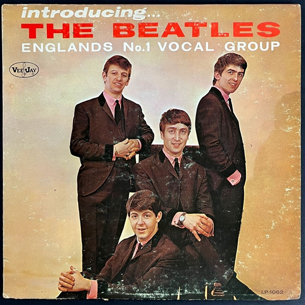 1964 <em>Introducing The Beatles</em> (Vee-Jay LP-1062, MONO) - Rare Pre-Capitol Records Beatles LP Release!