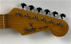 Elvis Costello Signed Fender Electric Guitar in Shadowbox Display (Beckett Authentic)