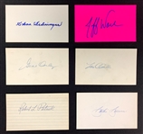 Baseball Hall of Famer and Superstar Signed Index Card Collection (47)