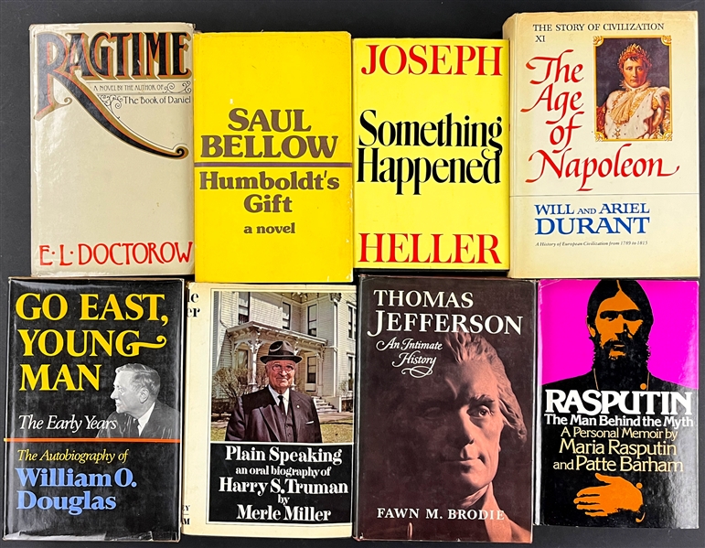 1970s Signed Book Collection (17) Incl. First Editions with Saul Bellow, David Niven, Joseph Heller and Others (Beckett Authentic)