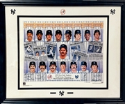 1978 New York Yankees Greatest Comeback Ever LE Lithograph (19/178) - 24 Signatures Incl. Reggie Jackson (Beckett Authentic)