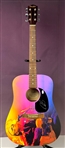 Peter Max “Joe Bonamassa" Fender Acoustic Guitar with Joe Bonamassa signed Pickguard (JSA)
