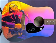 Peter Max “Joe Bonamassa Fender Acoustic Guitar with Joe Bonamassa signed Pickguard (JSA)