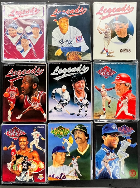 1990s <em>Legends Sports Memorabilia</em> Magazine Collection (68)