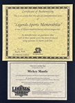 Mickey Mantle Signed 1993 <em>Legends Sports Memorabilia</em> Magazine (Beckett Authentic)