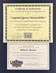 Roberto Alomar Signed 1992 <em>Legends Sports Memorabilia</em> Magazine (Beckett Authentic)