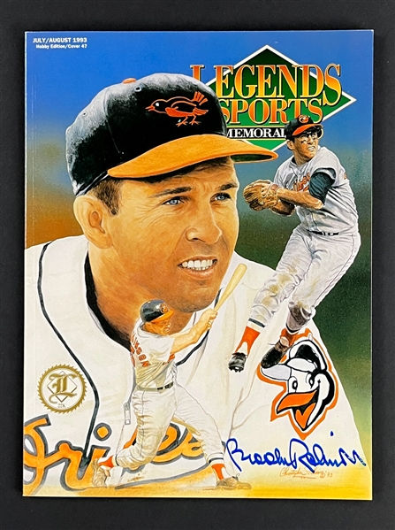 Brooks Robinson Signed 1993 <em>Legends Sports Memorabilia</em> Magazine (Beckett Authentic)