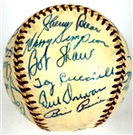 1959 Chicago White Sox AL Champions Team Signed Baseball (26 signatures) (Beckett Authentic)