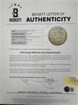 1959 Chicago White Sox AL Champions Team Signed Baseball (26 signatures) (Beckett Authentic)