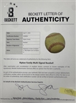 Cal Ripken, Jr., Cal Ripken, Sr. and Billy Ripken Signed Baseball (Beckett Authentic) 