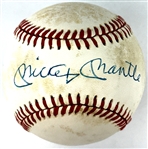 Mickey Mantle Single Signed Baseball (Beckett Authentic) 