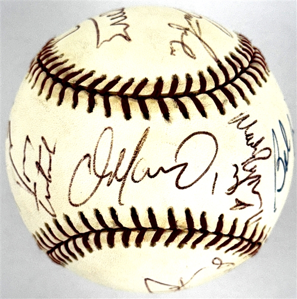 NFL Quarterbacks Signed Baseball Inc. Johnny Unitas, Dan Marino and Others (Beckett Authentic)