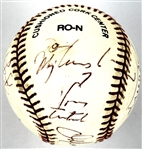 NFL Quarterbacks Signed Baseball Inc. Johnny Unitas, Dan Marino and Others (Beckett Authentic)