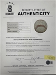 NFL Quarterbacks Signed Baseball Inc. Johnny Unitas, Dan Marino and Others (Beckett Authentic)