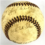 1964 Ray Schalk and Red Faber Signed Chicago White Sox Opening Day First Pitch Baseball (Beckett Authentic)