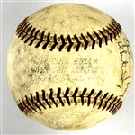 1964 Ray Schalk and Red Faber Signed Chicago White Sox Opening Day First Pitch Baseball (Beckett Authentic)