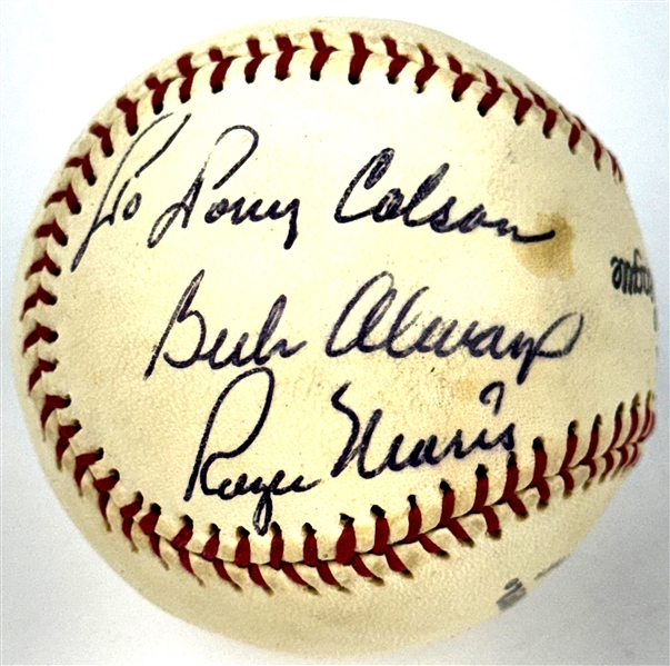 Roger Maris Signed “Babe Ruth League" Baseball (Beckett Authentic)