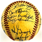 1985 New York Yankees Team Signed Baseball (21 Signatures) Incl. Don Mattingly, Dave Winfield and Others (Beckett Authentic)