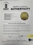 1985 New York Yankees Team Signed Baseball (21 Signatures) Incl. Don Mattingly, Dave Winfield and Others (Beckett Authentic)