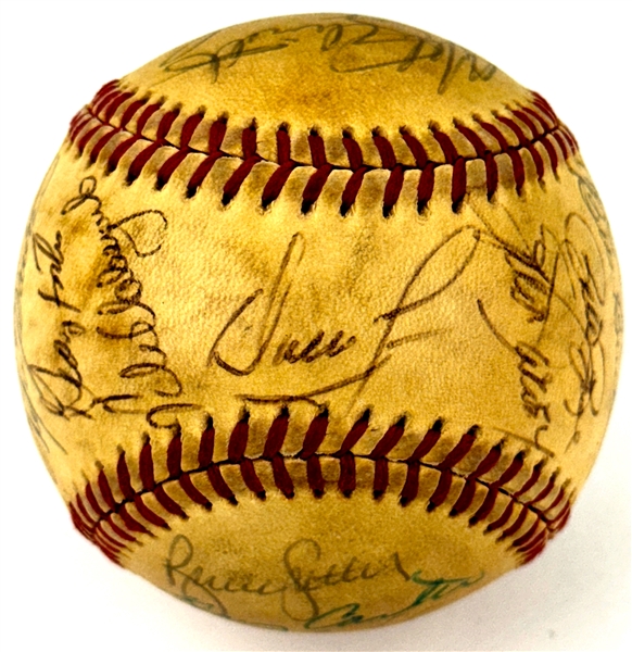 1981 National League All-Star Game Team Signed Baseball Incl. Nolan Ryan, Steve Carlton and Tom Seaver (27 Signatures) (Beckett Authentic)