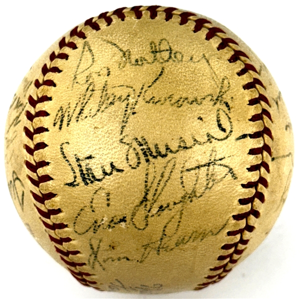 1947 St. Louis Cardinals Team Signed Baseball (23 Signatures) Incl. Stan Musial and Enos Slaughter (Beckett Authentic)