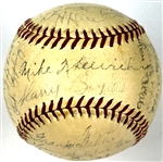 1938 Chicago White Sox Team Signed Baseball (26 Signatures) Incl. Luke Appling and Ted Lyons (Beckett Authentic)
