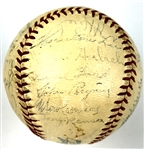 1938 Chicago White Sox Team Signed Baseball (26 Signatures) Incl. Luke Appling and Ted Lyons (Beckett Authentic)