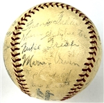 1938 Chicago White Sox Team Signed Baseball (26 Signatures) Incl. Luke Appling and Ted Lyons (Beckett Authentic)