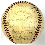 1938 Chicago White Sox Team Signed Baseball (26 Signatures) Incl. Luke Appling and Ted Lyons (Beckett Authentic)