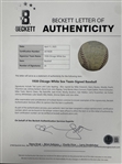 1938 Chicago White Sox Team Signed Baseball (26 Signatures) Incl. Luke Appling and Ted Lyons (Beckett Authentic)