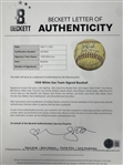 1938 Chicago White Sox Team Signed Baseball (27 Signatures) (Beckett Authentic)