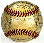 1946 Chicago White Sox Team Signed Baseball Incl. Ted Lyons and Luke Appling (28 Signatures) (Beckett Authentic)