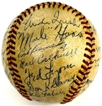 1946 Chicago White Sox Team Signed Baseball Incl. Ted Lyons and Luke Appling (28 Signatures) (Beckett Authentic)