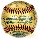 1946 Chicago White Sox Team Signed Baseball Incl. Ted Lyons and Luke Appling (28 Signatures) (Beckett Authentic)