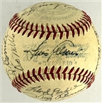 1950 Chicago White Sox Team Signed Baseball Incl. Nellie Fox (26 Signatures) (Beckett Authentic)