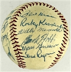 1952 Chicago White Sox Team Signed Baseball (25 Signatures) (Beckett Authentic)
