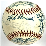 1954 Chicago White Sox Team Signed Baseball (28 Signatures) (Beckett Authentic)